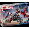 Lego Super Heroes Marvel 76292 Battaglia Captain America vs. Hulk Rosso