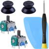 OnlyTech - Set di 2 Joystick analogici Alps EL1 + Stick di Ricambio per Controller PS4 / PS4 PRO / PS4 Slim DualShock 4 - con Strumenti