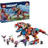 LEGO DREAMZzz 2 in 1 Dinosauro Robot C-Rex di Cooper, Action Figure di T.Rex Giocattolo Trasformabile in Pterodattilo con Parti Snodabili e 4 Minifigure, Giochi Creativi per Bambini e Bambine 71484