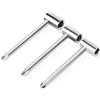 Yosoo Health Gear Chiave per Truss Rod per Chitarra, 3 Pezzi 7 Mm/8 Mm/6,35 Mm Strumento di Regolazione del Manico della Chitarra per la Manutenzione (Argento 6,35 mm + 7 mm + 8 mm tre set)