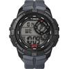 Timex Orologio da uomo UFC Rush da 52 mm, cinturino grigio, quadrante digitale, cassa nera TW5M59300