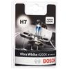 Bosch Lampadina Faro Ultra White, H7 12V 55W PX26d, (Lampadina x1)