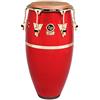 Latin Percussion Conga Galaxy in fibra di vetro 11 3/4 LP809X-ARG, Arena Red Sparkle, hardware oro