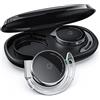 Micool Cuffie Bluetooth con clip Sport V5.3, cuffie senza fili Bluetooth auricolari on-ear con luce respiratoria, Bluetooth con 4 microfoni, cuffie comfort fit gancio per le orecchie (nero)