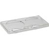 Cole & Mason H306119 Ramsgate Vassoio per Macina Sale e Pepe, Trasparente, 167mm x 95mm, Supporto per Due Mullini o Due Bottiglie di Olio e Aceto, Acrilico, Mulini Non Inclusi
