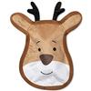 Fringe Studio Plush Dog Toy, Reindeer Face (729027)