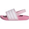 adidas Unisex - Bambini ADILETTE ESTRAP SLIDES CHILDREN, Clear Pink/Cloud White/Bliss Pink, 31 EU