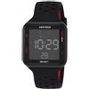 Armitron - Orologio sportivo unisex, digitale, con cronografo, cinturino in silicone, 40/8418, Nero Rosso