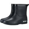 Generic Scarpe da pioggia impermeabili da uomo - Stivali da pioggia da uomo a metà polpaccio Slip On Stivali da pioggia impermeabili Giornata di pioggia Versatile Scarpe da pioggia Comfort Flat Rain Boots