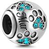 MariaFonte Charm New 2025 Compatibile Tutte Marche Mese Colori Zampa Gatto Compleanno Anniversario Ciondoli Originale Bead Argento 925 Amicizia Mamma Portafortuna Cuore Famiglia Perline Natale