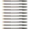 BIC Penne a sfera ad inchiostro BIC 1,6 mm, grande, nero 10 penne