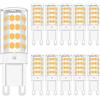 TIAFELNGLY Lampadine LED G9 Bianco caldo Lampada a risparmio energetico Lampada LED con angolo di emissione di 360 gradi, lampadine alogene G9 equivalenti (10 Pack, 5W)