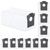 SpeHiate 10 Sacchetti Polvere di Ricambio per Dreame L10s Pro Ultra Heat/ L10s Ultra Gen 2/ X40 Ultra/ L40 Ultra/ X30 Ultra/ X50 Ultra Complete/Mova E30 Ultra Aspirapolvere Robot
