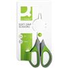 Q-Connect Forbici in blister Q-Connect Softgrip lame simmetriche grigio/verde 14 cm KF00752