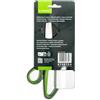 Q-Connect Forbici in blister Q-Connect Softgrip lame asimmetriche grigio/verde 20 cm KF00754