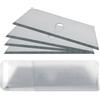 Westcott Lame di ricambio Westcott 18 mm forma trapezoidale argento Conf. 10 pezzi - E-84020 00