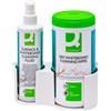 Q-Connect Contenitore per detergenti lavagna Q-Connect include 100 salviette e un detergente liquido da 250 ml - KF00291A