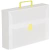 Favorit Valigetta portadocumenti Favorit a una chiusura polionda cannettato bianco trasparente 27x38 cm dorso 8 cm - 10050