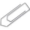 Q-Connect Fermagli Q-Connect in acciaio nichelato N. 5 - 50 mm punta triangolare - conf. 100 pz - KF01677