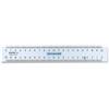 Arda Doppio decimetro ARDA Linea Uni plastica fumé ottico trasparente 20 cm 283SS