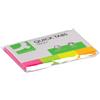 Q-Connect Segnapagina Q-Connect Index Marker neon 20x50 mm assortiti dispenser 4 blocchetti da 50 - KF01226