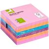 Q-Connect Foglietti riposizionabili Q-Connect 70 g/m² assortiti ultra 76x76 mm 6 blocchetti da 80 ff - KF02515