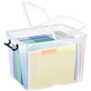 Strata Contenitore con doppio coperchio in ppl 40 L Strata riciclabile impilabile trasparente - 2006740110
