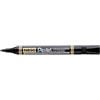 Pentel Marcatore permanente Pentel N850 punta conica 4.5 mm nero N850-AE