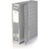 Brefiocart Scatola con cerniera in metallo Box 1 - apertura parziale Brefiocart 37,5x29,5 cm dorso da 9 cm grigio - RESX101.GR