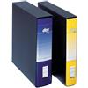 Dox Registratore a leva DOX1 Commerciale 28,5x31,5 cm - dorso 8 cm blu D26104
