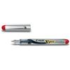 Pilot Penna stilografica usa e getta Pilot V-Pen Silver M rosso tratto 0,5 mm 007572