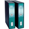 Dox Registratore a leva DOX2 Protocollo 28,5x35 cm - dorso 8 cm verde mare D26212