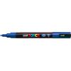 Uni Posca Marcatore a tempera POSCA Uni-Ball punta tonda 0,9-1,3 mm blu scuro M PC3M B