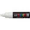 Uni Posca Marcatore a tempera POSCA Uni-Ball punta a scalpello 8 mm bianco M PC8K BI