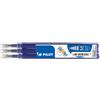 Pilot Refill penne a sfera Pilot Frixion Ball e Clicker 0,7 mm blu Set 3 pezzi - 006657
