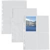 Sei Rota Buste a foratura universale Sei Rota Atla F per fotografie 8 spazi 10x15 cm trasparente conf. 10 buste - 662501