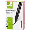 Q-Connect Marcatore permanente Q-Connect punta a scalpello 1,2-5 mm nero KF26042