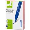 Q-Connect Marcatore permanente Q-Connect punta tonda 2-3 mm blu KF26046