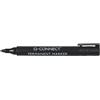 Q-Connect Marcatore permanente Q-Connect punta tonda 2-3 mm nero KF26045