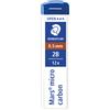 Staedtler Astuccio 12 mine sottili 2B Staedtler Mars Micro Carbon 250 0,5 mm - 250 05-2B