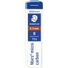 Staedtler Astuccio 12 mine sottili B Staedtler Mars Micro Carbon 250 0,5 mm - 250 05-B