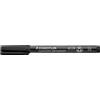 Staedtler Penna a punta sintetica Staedtler Lumocolor permanent pen 317 M nero 317-9