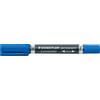 Staedtler Marcatore doppia punta Staedtler Lumocolor permanent duo 348 0,6-1,5 mm blu - 348-3