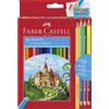 Faber-Castell Matite colorate Faber-Castell Eco Il Castello Conf. 36 + 3 Bicolor + 1 Grafite - 110336