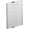 Durable Targhe DURABLE INFO SIGN alluminio/acrilico trasparente/argento metallizzato 210x297 mm - 480623