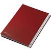 Fraschini Classificatore alfabetico FRASCHINI 24x34 cm in cartoncino con 22 scomparti blu - 640-E-DB