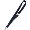 Durable Cordoncino per portabadge DURABLE tessuto nero 20 mm x 44 cm conf. 10 - 813701