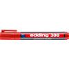 Edding Marcatore permanente edding 300 punta tonda 1,5-3 mm rosso E-300 002