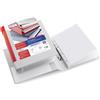 Sei Rota Raccoglitore personalizzabile Sei Rota Stelvio TI A4 - 2 anelli D 25 mm - dorso 4 cm bianco 35254601