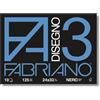 Fabriano Album da disegno Fabriano F3 NERO 125 g/m² 24x33 cm nero - 10 fogli 04001017